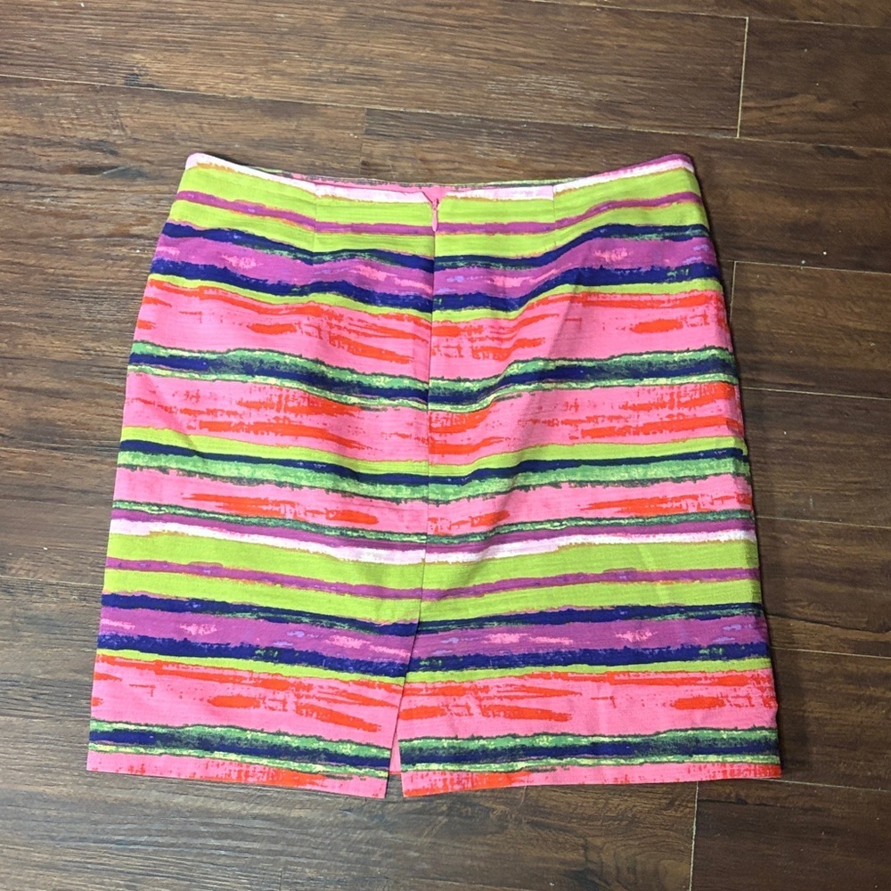 Ann Taylor Colorful Striped Women's Skirt Size 10 - Picture 4 of 5